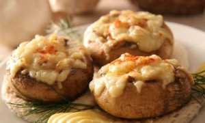 Фаршированные шампиньоны с курицей и сыром в духовке – 7 рецептов