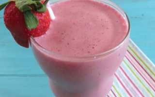 Молочный коктейль с клубникой: рецепты приготовления с фото