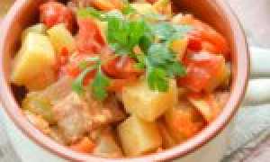 Рецепт вкусной свинины с овощами в мультиварке
