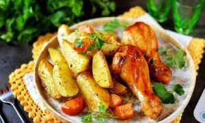 Куриные ножки с картошкой в духовке – 7 вкусных рецептов приготовления