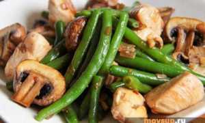 Салат из стручковой фасоли и курицы: рецепты